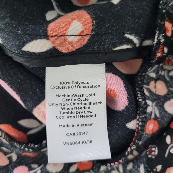 Talbots floral fit and flair dress - Picture 7 of 13